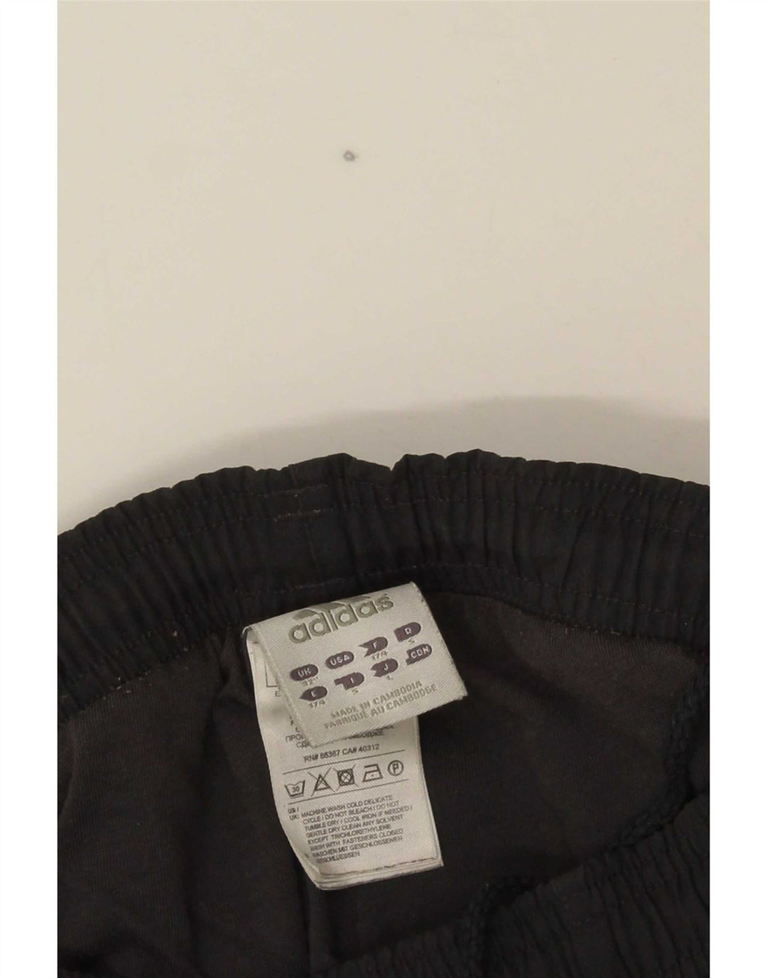 Adidas Mens Tracksuit Trousers Joggers Medium  Grey Polyester