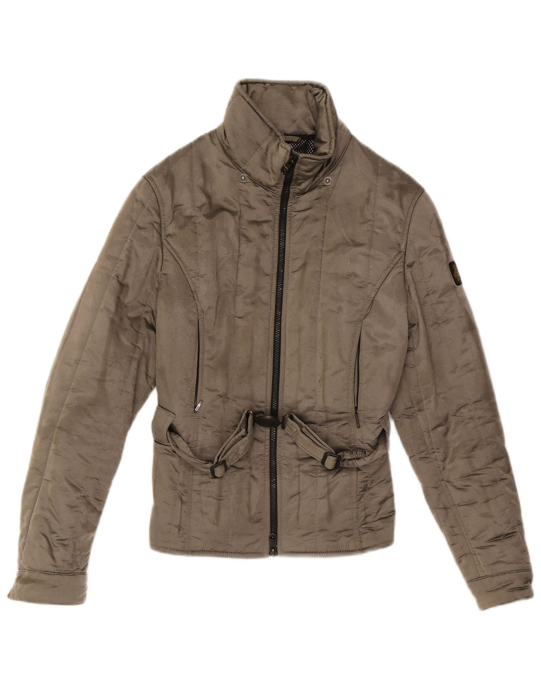 Refrigiwear Womens Padded Jacket IT 44 Medium Khaki Polyamide