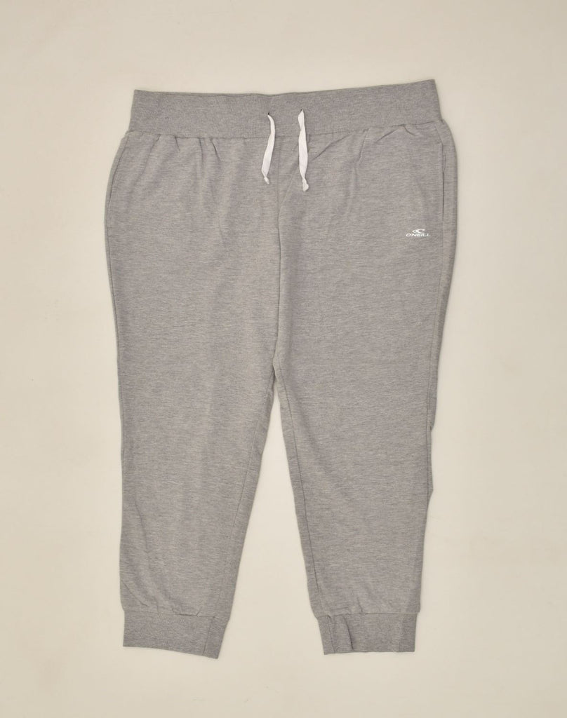 O'NEILL Womens Tracksuit Trousers Joggers UK 20 2XL Grey Cotton | Vintage O'Neill | Thrift | Second-Hand O'Neill | Used Clothing | Messina Hembry 