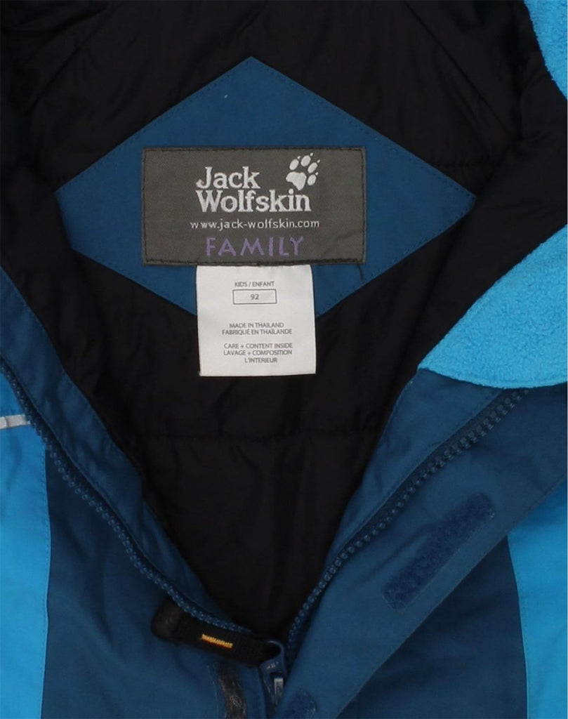 JACK WOLFSKIN Baby Boys Hooded Windbreaker Jacket 18-24 Months Blue | Vintage Jack Wolfskin | Thrift | Second-Hand Jack Wolfskin | Used Clothing | Messina Hembry 