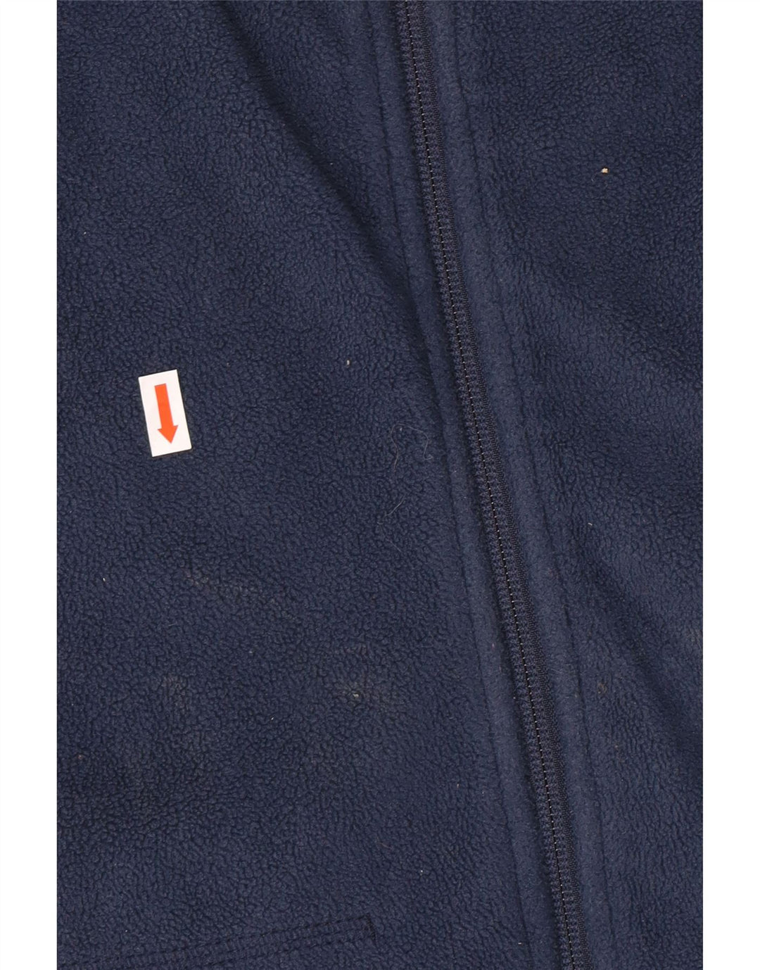 Columbia Mens Fleece Jacket Medium Navy Blue Polyester