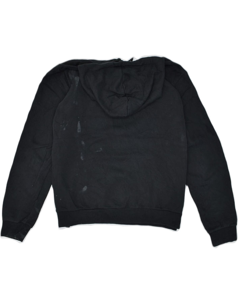 PUMA Mens Hoodie Jumper Medium Black Cotton | Vintage | Thrift | Second-Hand | Used Clothing | Messina Hembry 
