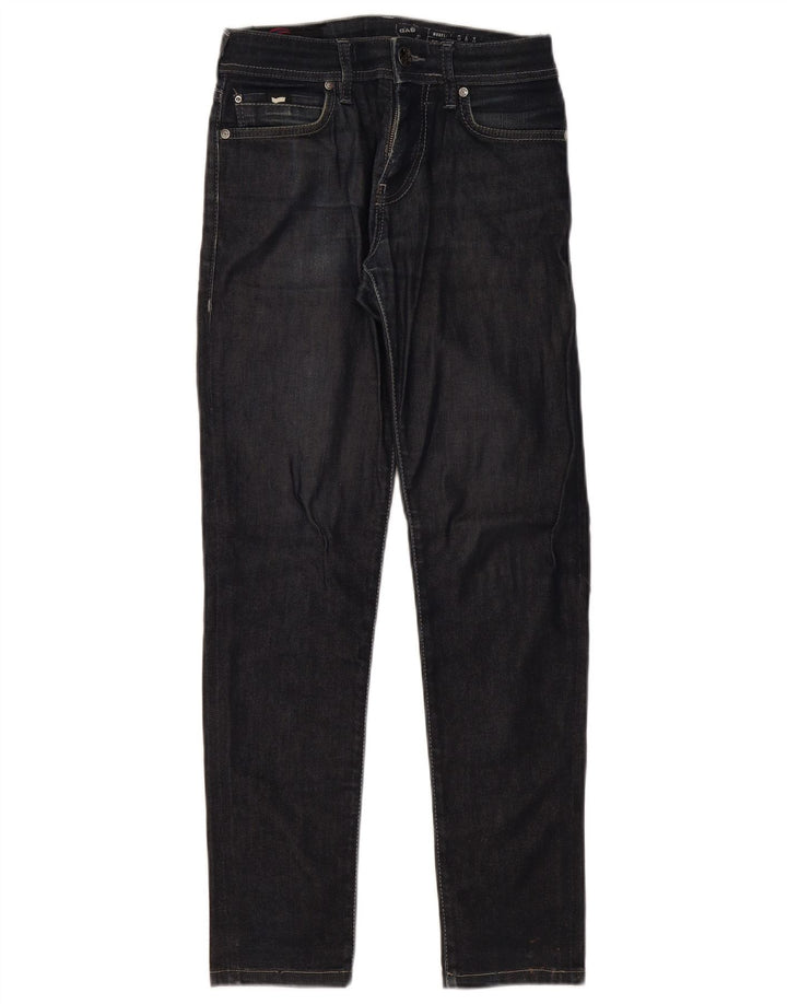 Gas Womens Slim Jeans W28 L29 Navy Blue Cotton