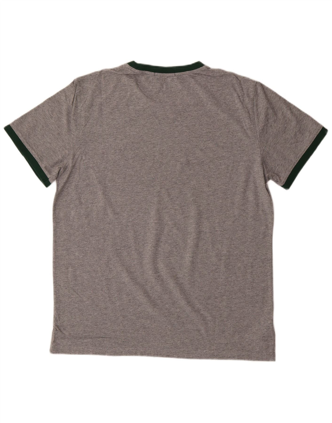 FRED PERRY Mens T-Shirt Top Large Grey Cotton