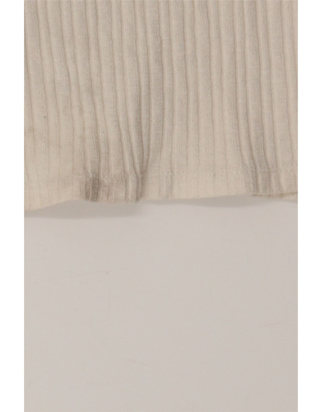 ZARA Womens Crop Blouse Top UK 8 Small Off White Vintage Zara and Second-Hand Zara from Messina Hembry 