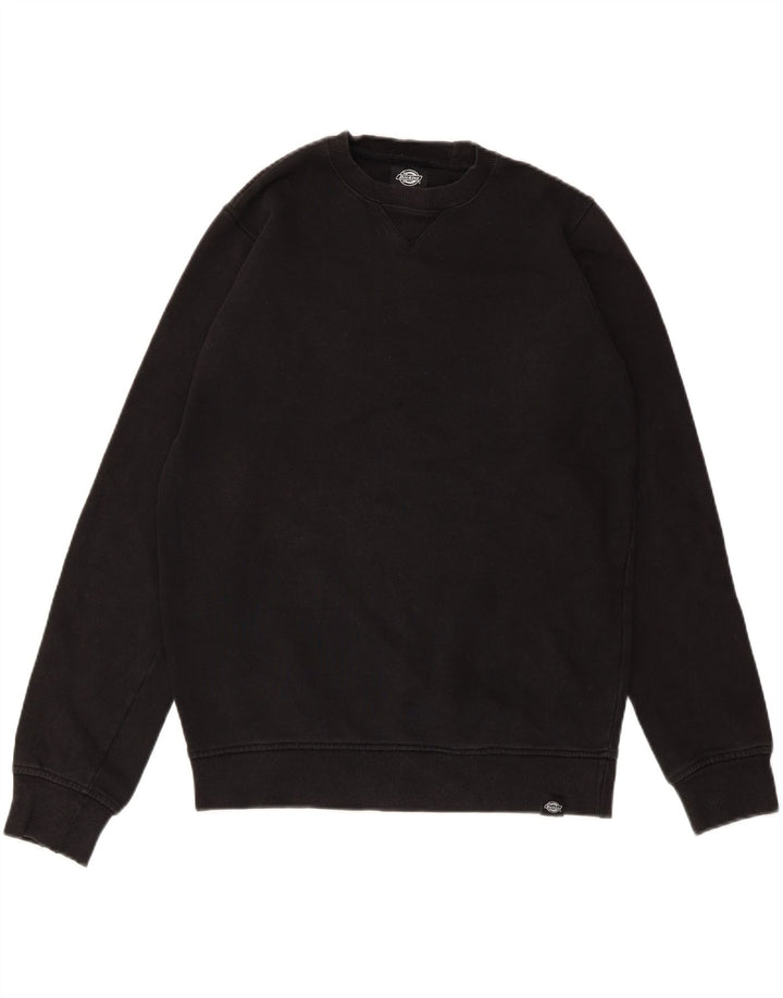 Dickies Mens Sweatshirt Jumper Medium Black Cotton