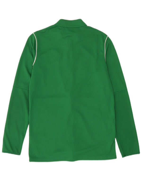 Nike Mens Dri Fit Tracksuit Top Jacket Medium Green Polyester