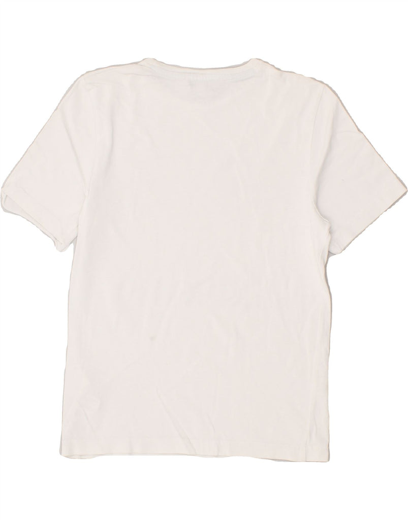 HUGO BOSS Boys Graphic T-Shirt Top 7-8 Years White Cotton | Vintage Hugo Boss | Thrift | Second-Hand Hugo Boss | Used Clothing | Messina Hembry 
