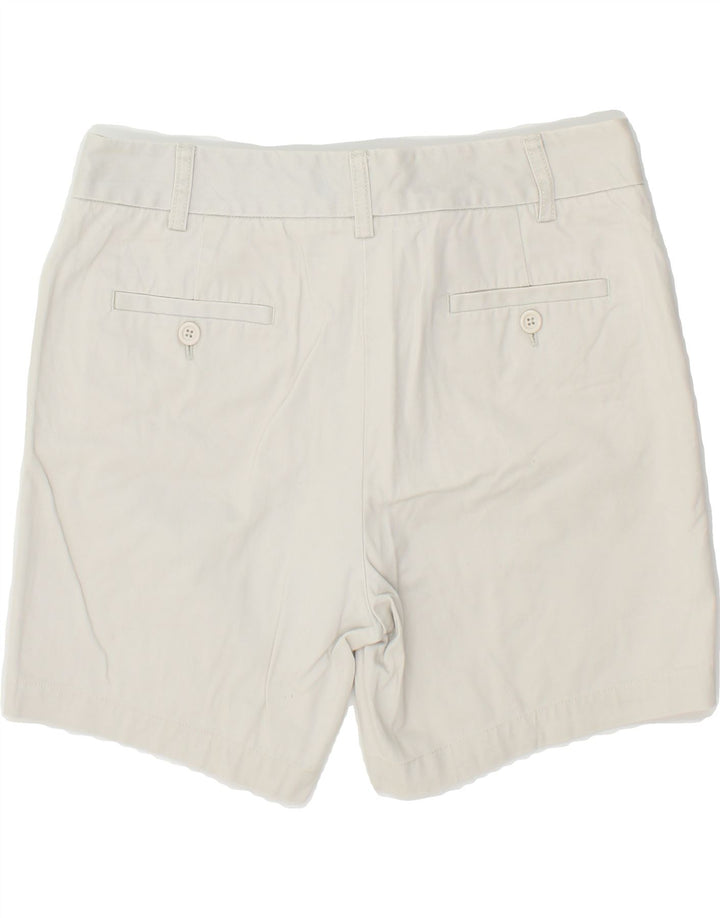 J. CREW Womens Low Fit Casual Shorts US 6 Medium W30 Off White Cotton Vintage J. Crew and Second-Hand J. Crew from Messina Hembry 