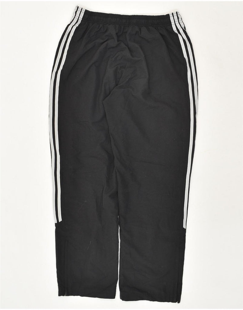 ADIDAS Womens Tracksuit Trousers UK 14 Medium Black Polyester | Vintage Adidas | Thrift | Second-Hand Adidas | Used Clothing | Messina Hembry 