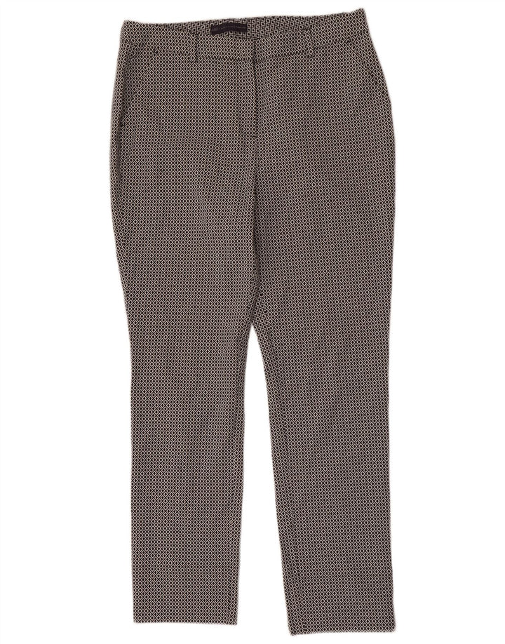 MARKS & SPENCER Womens Chino Trousers UK 12 Medium W32 L30 Black