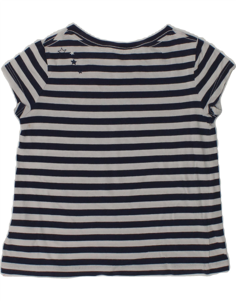 POLO RALPH LAUREN Girls T-Shirt Top 2-3 Years Navy Blue Striped Cotton | Vintage Polo Ralph Lauren | Thrift | Second-Hand Polo Ralph Lauren | Used Clothing | Messina Hembry 