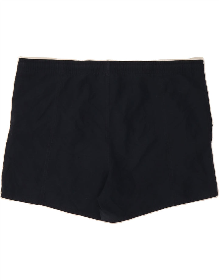 REEBOK Womens Sport Shorts UK 10 Small  Navy Blue Polyester Vintage Reebok and Second-Hand Reebok from Messina Hembry 