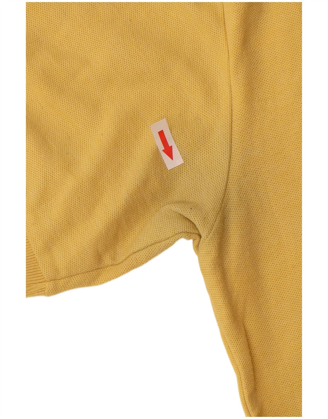 Fila Mens Polo Shirt IT 48 Medium Yellow Cotton