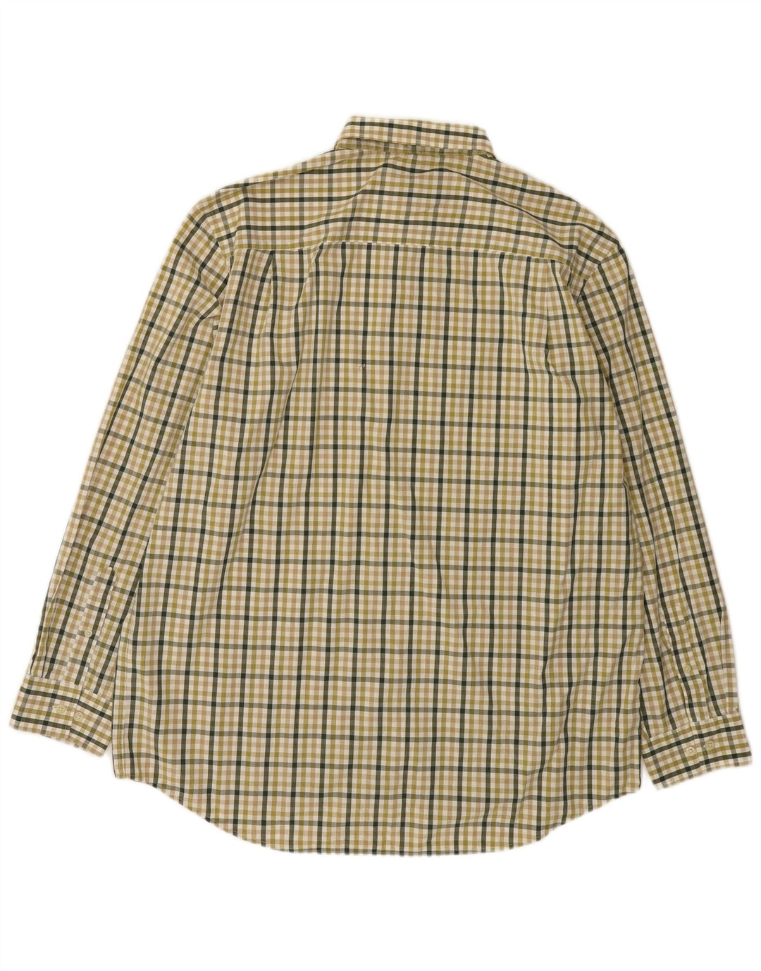Timberland Mens Shirt XL Green Gingham Cotton
