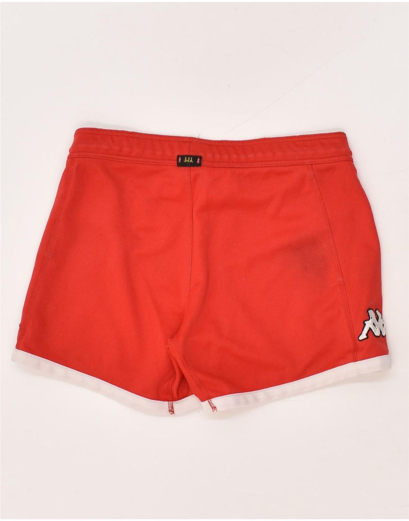 KAPPA Boys Graphic Sport Shorts 9-10 Years Medium Red Polyester | Vintage Kappa | Thrift | Second-Hand Kappa | Used Clothing | Messina Hembry 