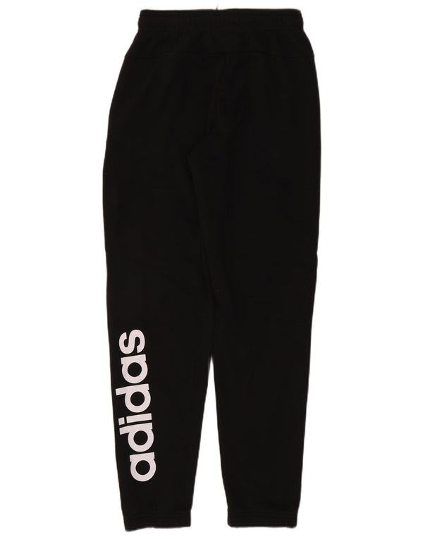 Adidas Mens Graphic Tracksuit Trousers Joggers Small Black Cotton