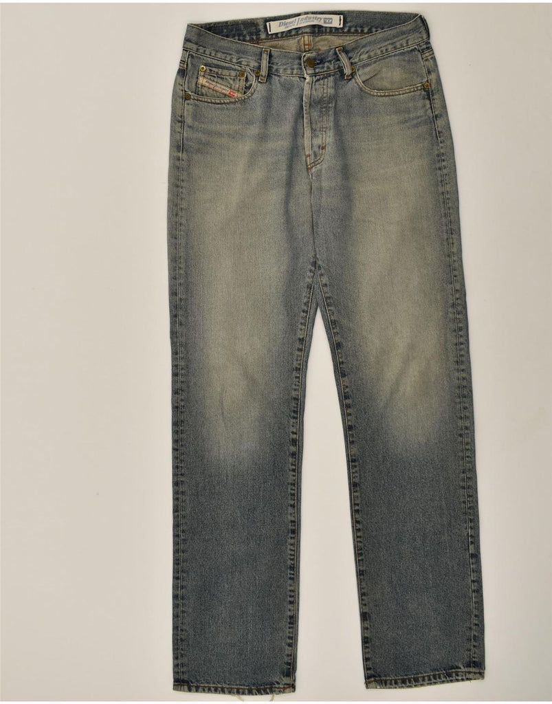 DIESEL Mens Straight Jeans W31 L33 Blue Cotton | Vintage Diesel | Thrift | Second-Hand Diesel | Used Clothing | Messina Hembry 