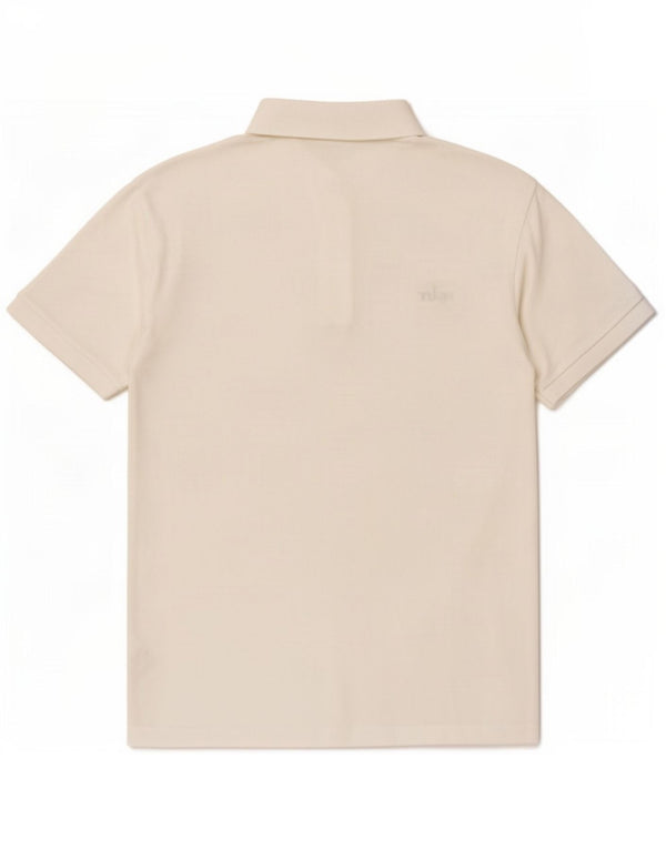 Lacoste Mens Slim Fit Polo Shirt Size 3 Small White Cotton