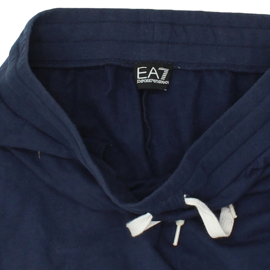 EA7 Emporio Armani Mens Navy Tracksuit Bottoms | Designer Sweat Pants Joggers | Vintage Messina Hembry | Thrift | Second-Hand Messina Hembry | Used Clothing | Messina Hembry 