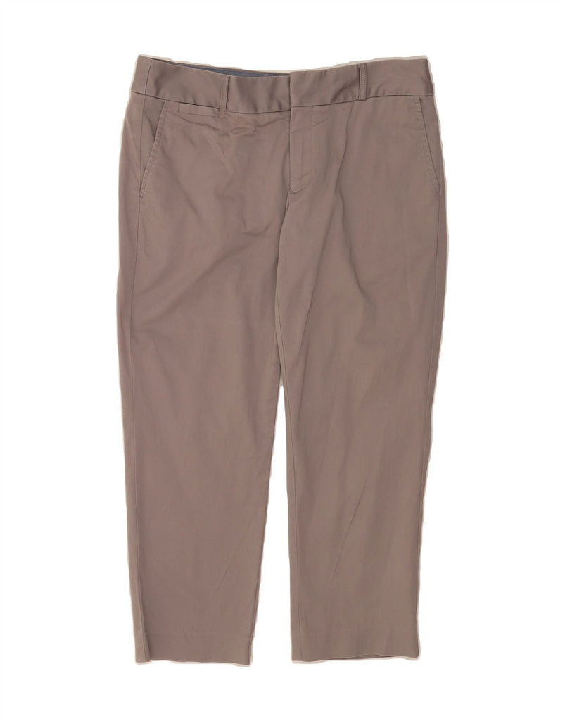 BANANA REPUBLIC Womens Slim Cropped Trousers US 8 Medium W32 L24 Grey Vintage Banana Republic and Second-Hand Banana Republic from Messina Hembry 