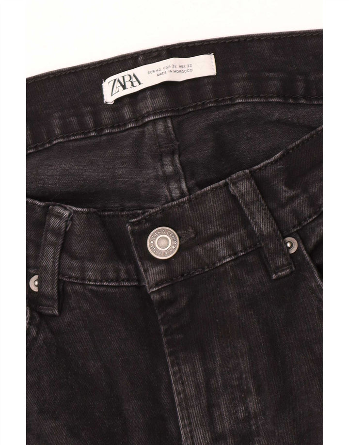 Zara Mens Slim Jeans EU 42 Large W32 L30 Grey Cotton