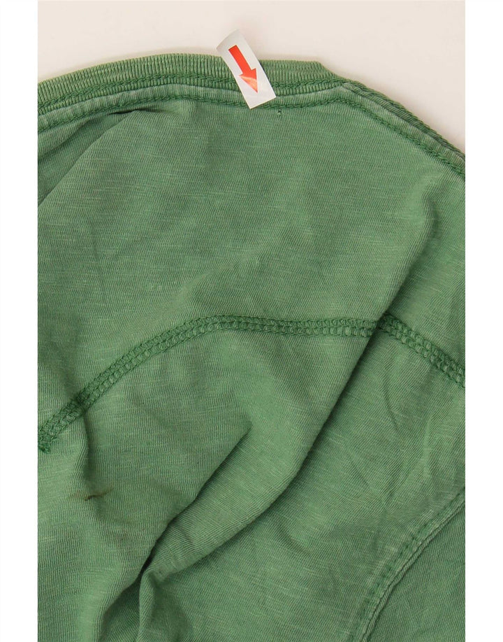 Levi's Mens T-Shirt Top Medium Green Flecked Cotton