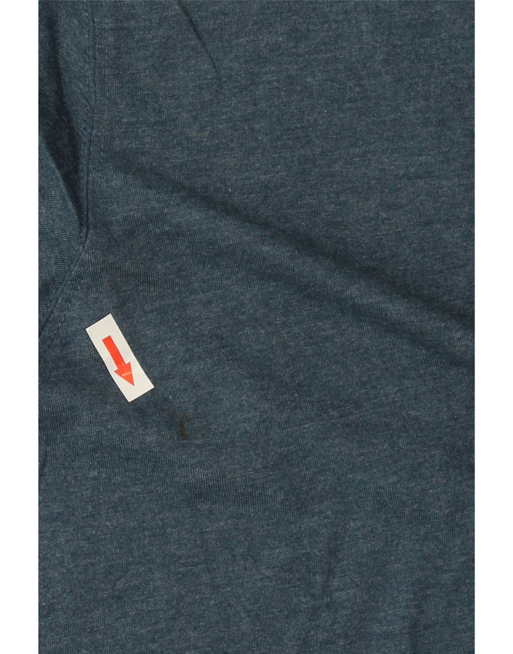 EDDIE BAUER Mens T-Shirt Top XL Blue Cotton