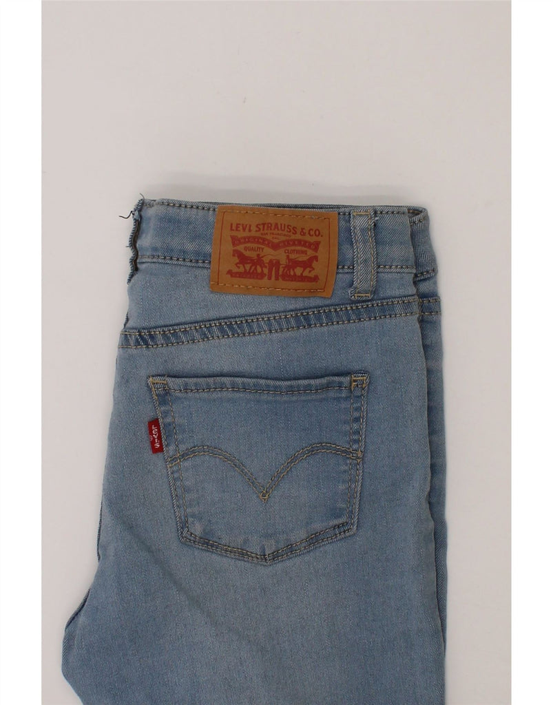 LEVI'S Girls 711 Skinny Jeans 9-10 Years W26 L24 Blue Cotton Classic Vintage Levi's and Second-Hand Levi's from Messina Hembry 