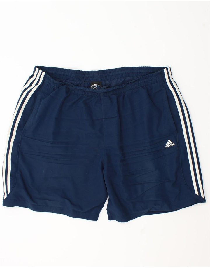 Adidas Mens Sport Shorts 2XL  Navy Blue Polyester