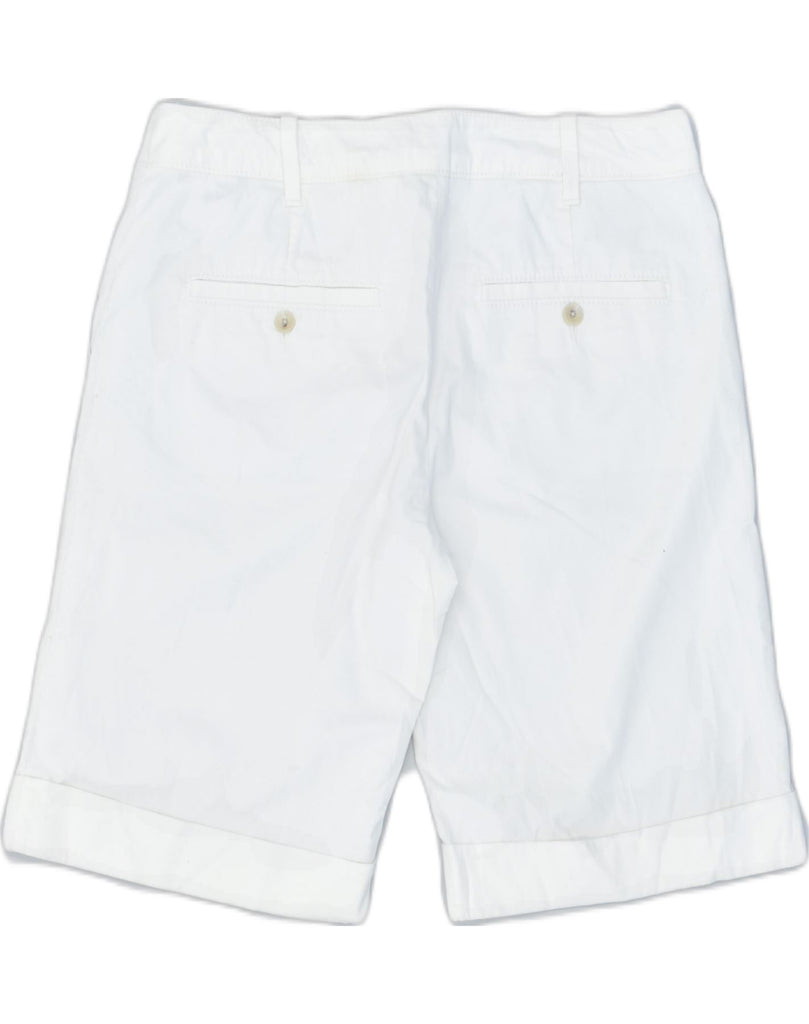 BANANA REPUBLIC Womens Chino Shorts US 6 Medium W32 White Cotton | Vintage | Thrift | Second-Hand | Used Clothing | Messina Hembry 