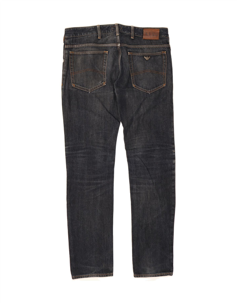 ARMANI Womens Slim Jeans W34 L34  Blue Cotton Vintage Armani and Second-Hand Armani from Messina Hembry 