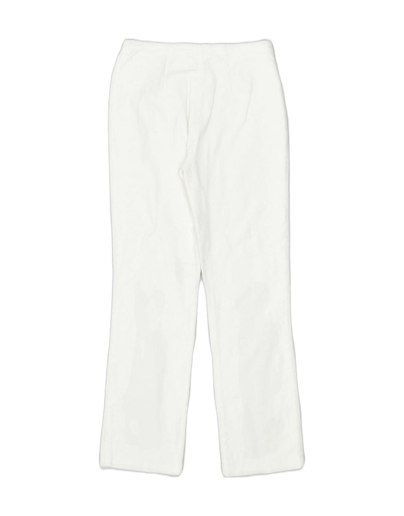 VINTAGE Womens Straight Chino Trousers W30 L31 White Cotton | Vintage | Thrift | Second-Hand | Used Clothing | Messina Hembry 