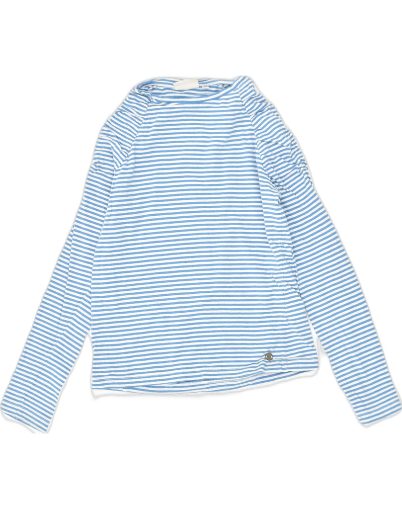 TOM TAILOR Girls Top Long Sleeve 9-10 Years Blue Striped Cotton | Vintage Tom Tailor | Thrift | Second-Hand Tom Tailor | Used Clothing | Messina Hembry 