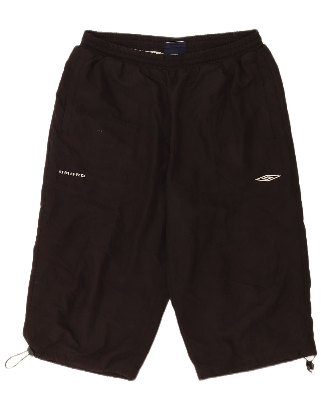 Umbro Mens Bermuda Sport Shorts Large Black Polyester
