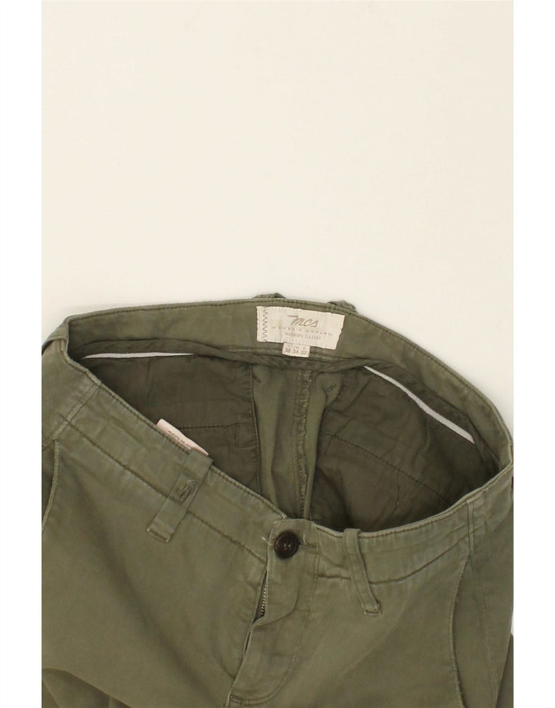 MARLBORO CLASSICS Womens Slim Chino Trousers W30 L30 Green Vintage Marlboro Classics and Second-Hand Marlboro Classics from Messina Hembry 