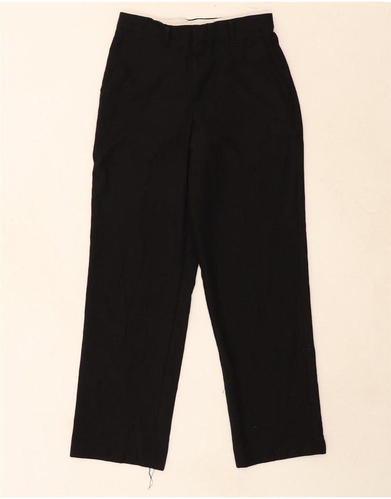 CHAPS Boys Straight Chino Trousers 13-14 Years W26 L28 Black Polyester Vintage Chaps and Second-Hand Chaps from Messina Hembry 