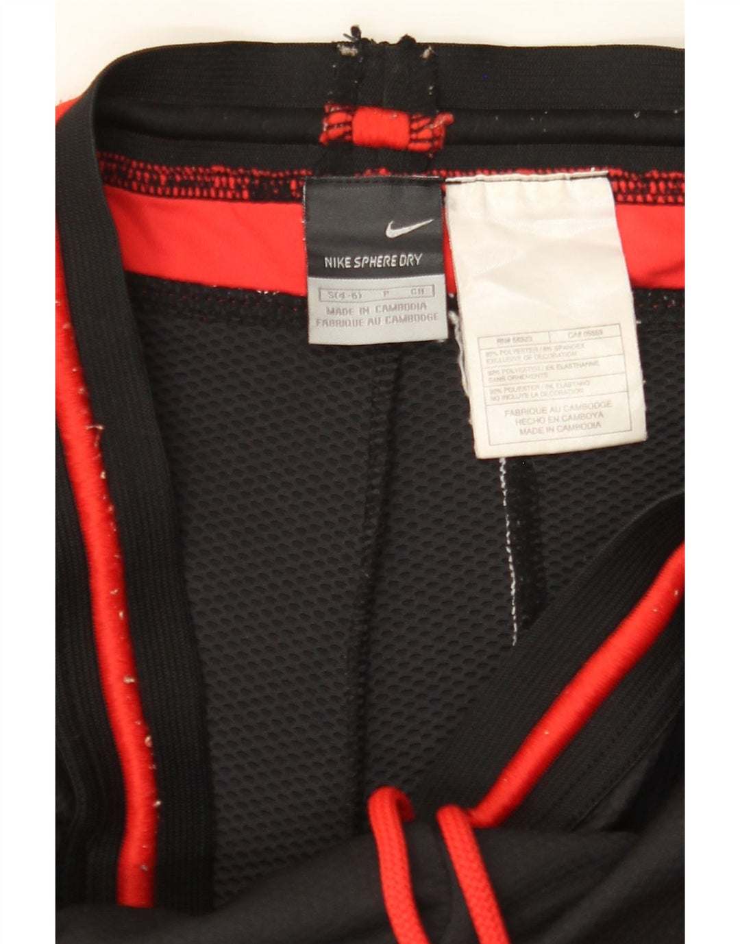 NIKE Womens Tracksuit Trousers US 4/6 Small  Black Colourblock Polyester Vintage Nike and Second-Hand Nike from Messina Hembry 