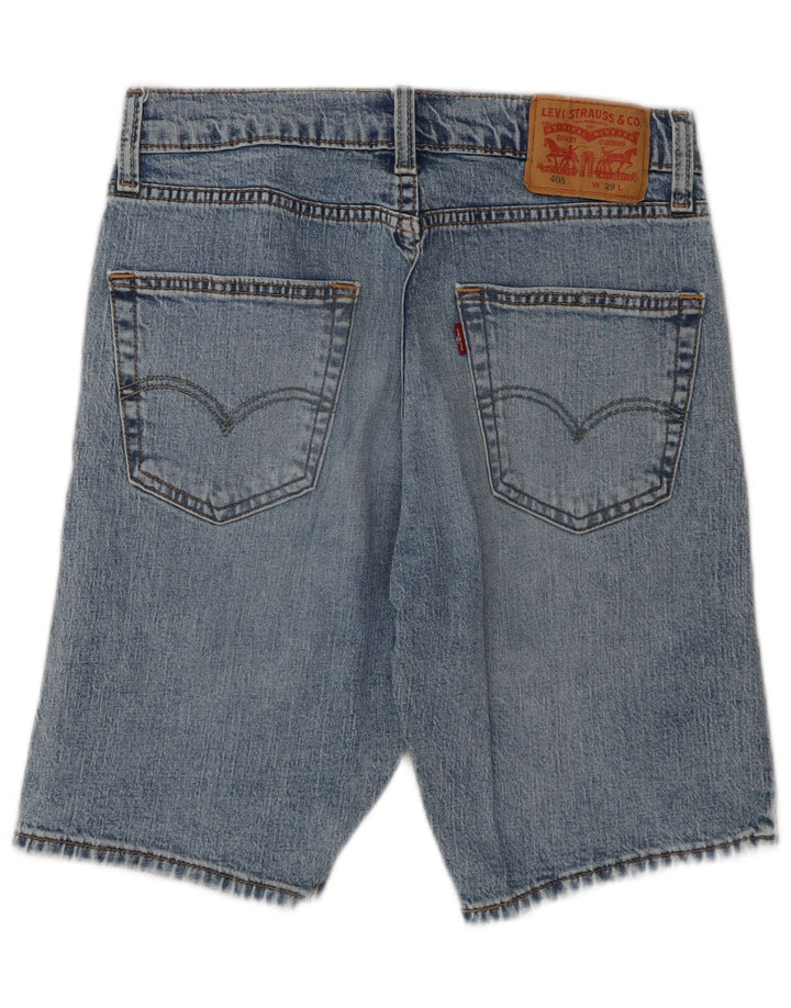 Levi's Mens 405 Denim Shorts W29 Small  Blue Cotton