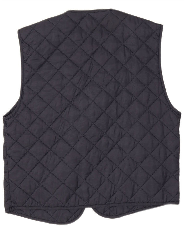 Spalding Mens Quilted Gilet UK 42 XL Navy Blue