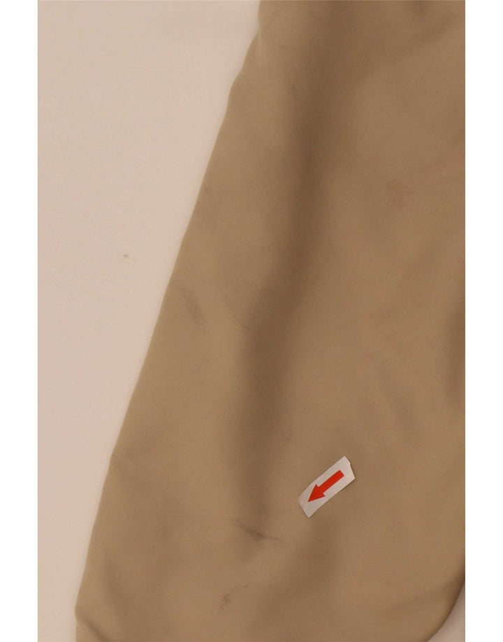 Jack Wolfskin Womens Hooded Parka Jacket UK 14 Medium Beige Polyester