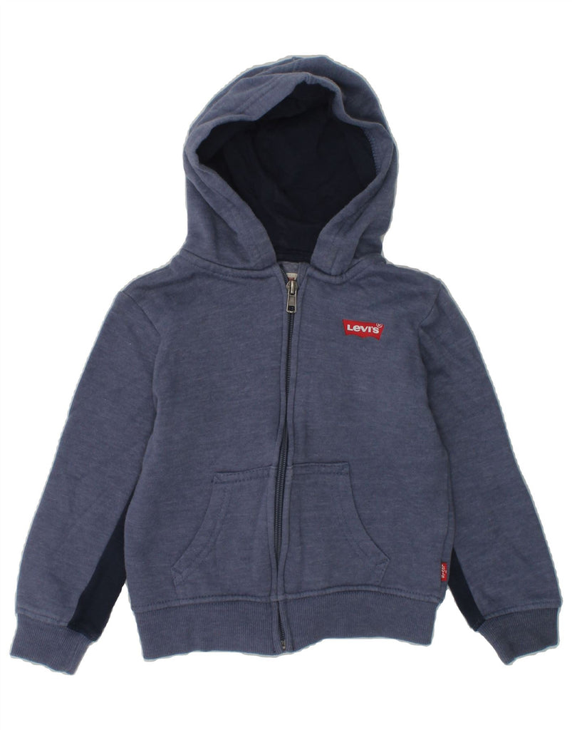 LEVI'S Boys Zip Hoodie Sweater 2-3 Years Blue | Vintage Levi's | Thrift | Second-Hand Levi's | Used Clothing | Messina Hembry 