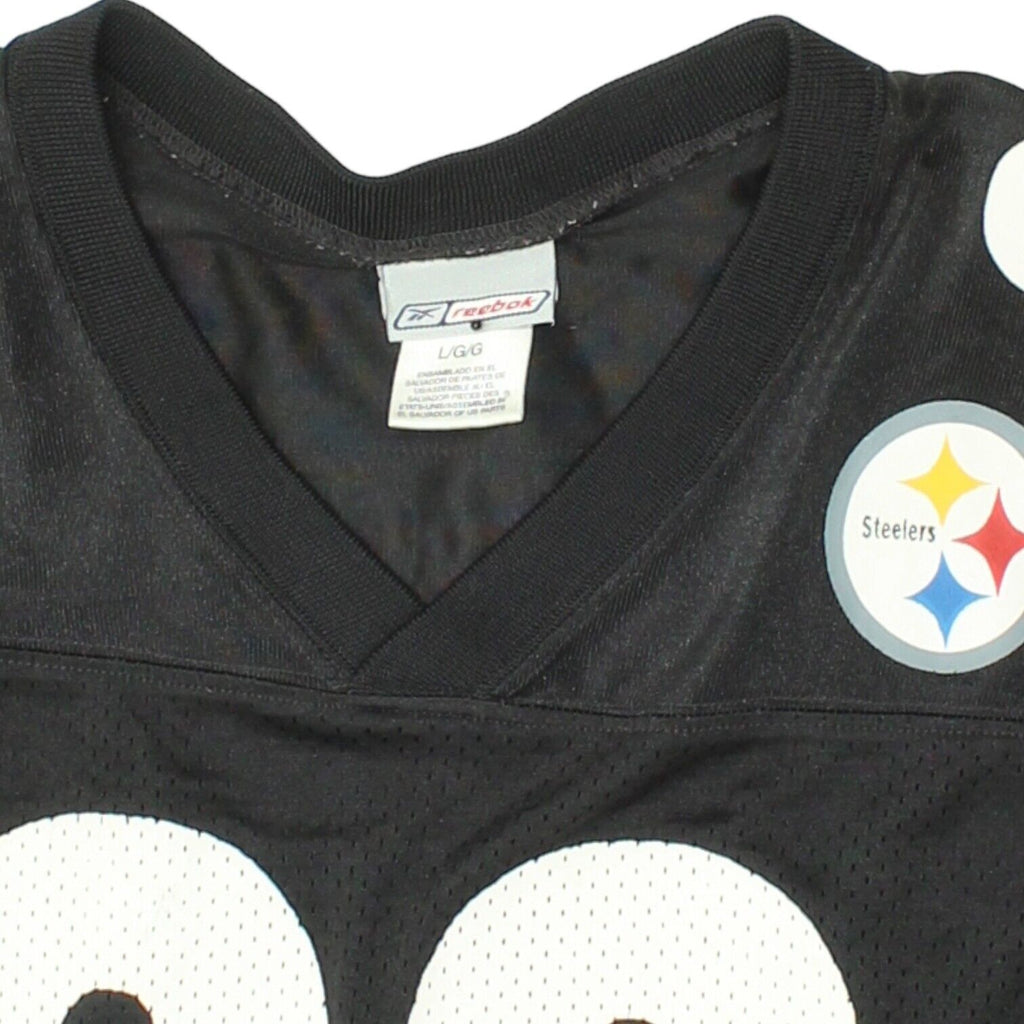 Pittsburgh Steelers Jerome Bettis Mens Black Reebok Jersey | Vintage NFL VTG | Vintage Messina Hembry | Thrift | Second-Hand Messina Hembry | Used Clothing | Messina Hembry 