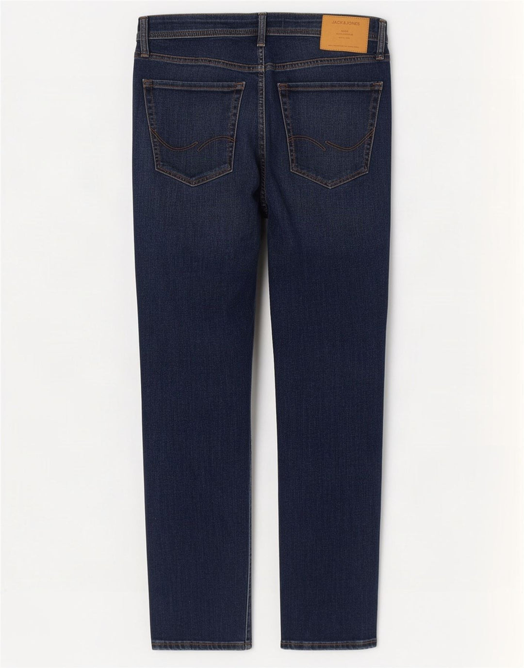 Jack & Jones Mens GLENN Slim Jeans W32 L30 Navy Blue Cotton