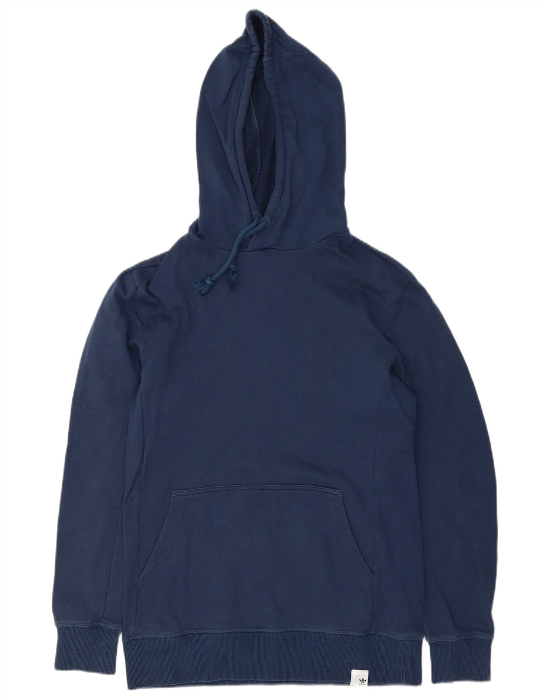 Adidas Mens Hoodie Jumper Small Navy Blue Cotton