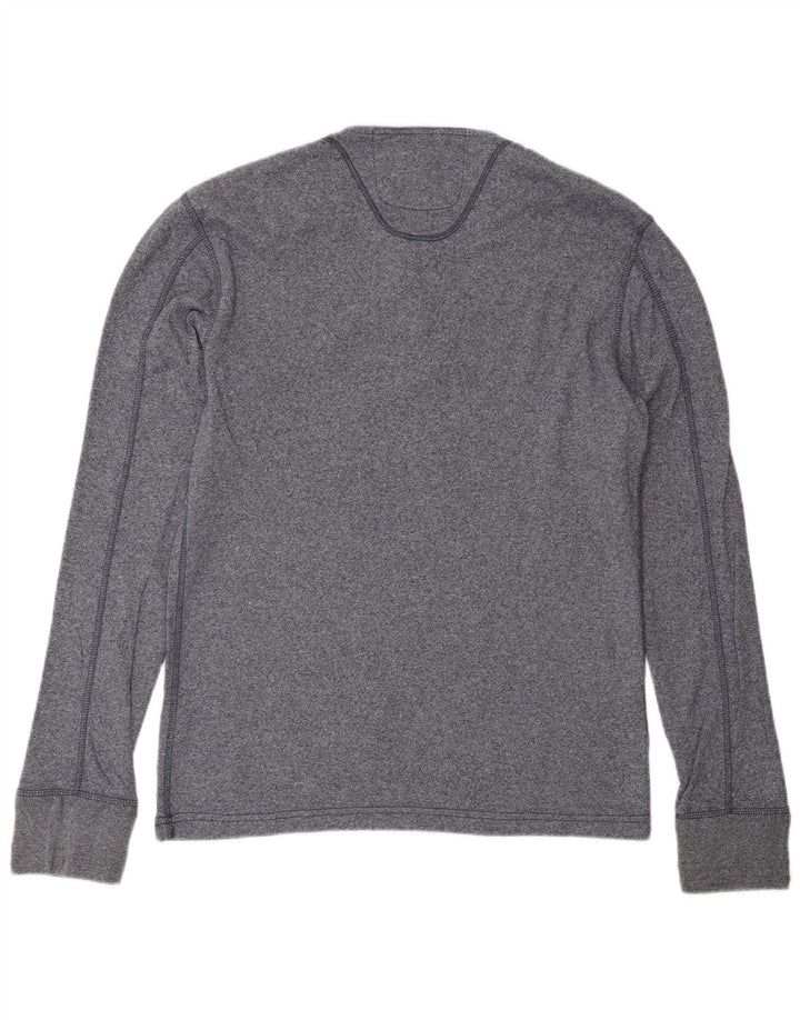 SUPERDRY Mens Top Long Sleeve XL Navy Blue Cotton