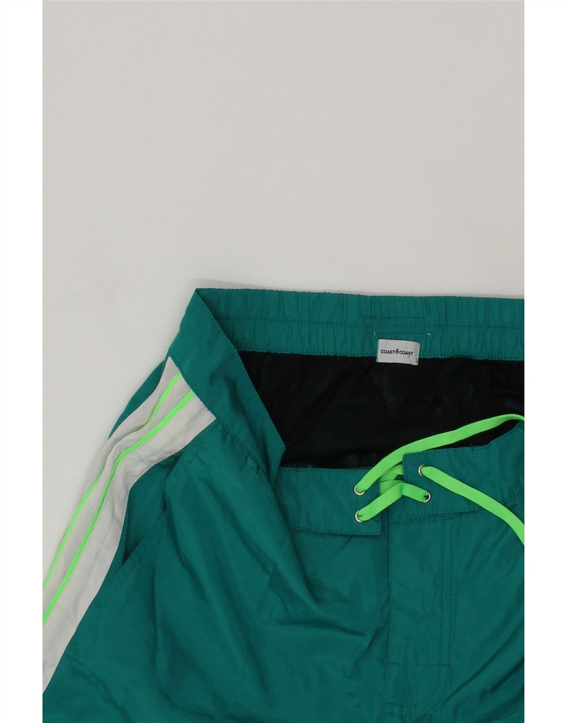 COAST Mens Swimming Shorts Medium  Green Colourblock Vintage Coast and Second-Hand Coast from Messina Hembry 