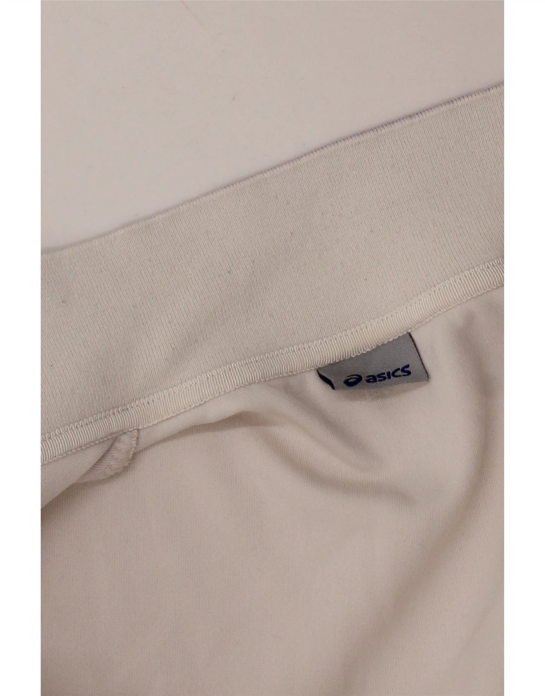 ASICS Womens Tracksuit Top Jacket UK 14 Medium White Colourblock