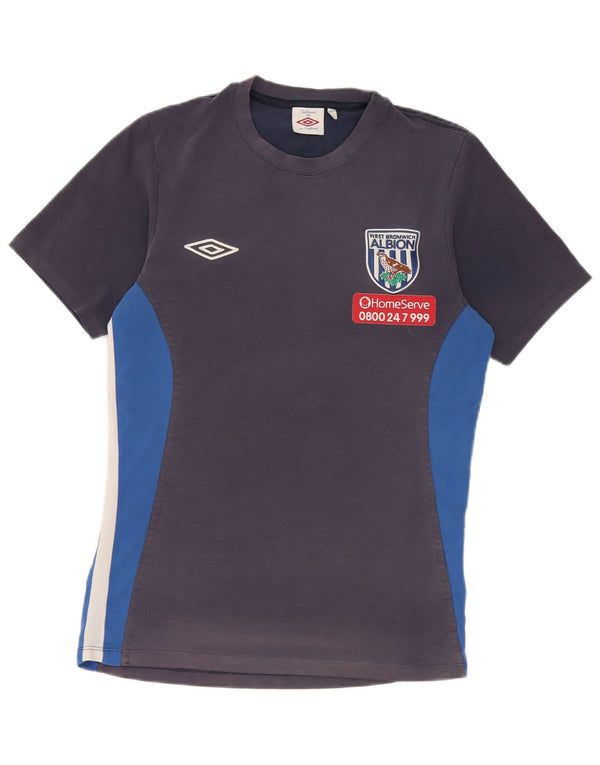 Umbro Mens West Bromwich Albion F.C. Graphic T-Shirt Top Small Navy Blue