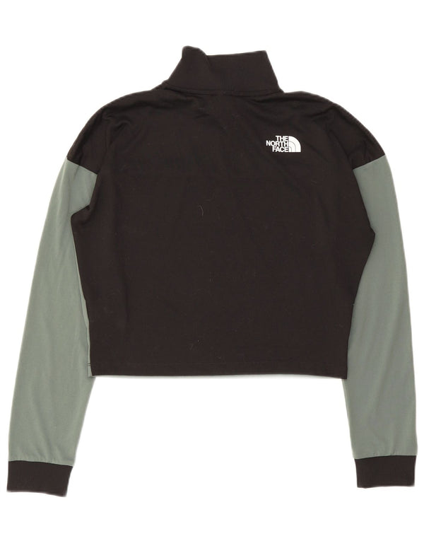 The North Face Womens Graphic Pullover Tracksuit Top UK 14 Medium Khaki